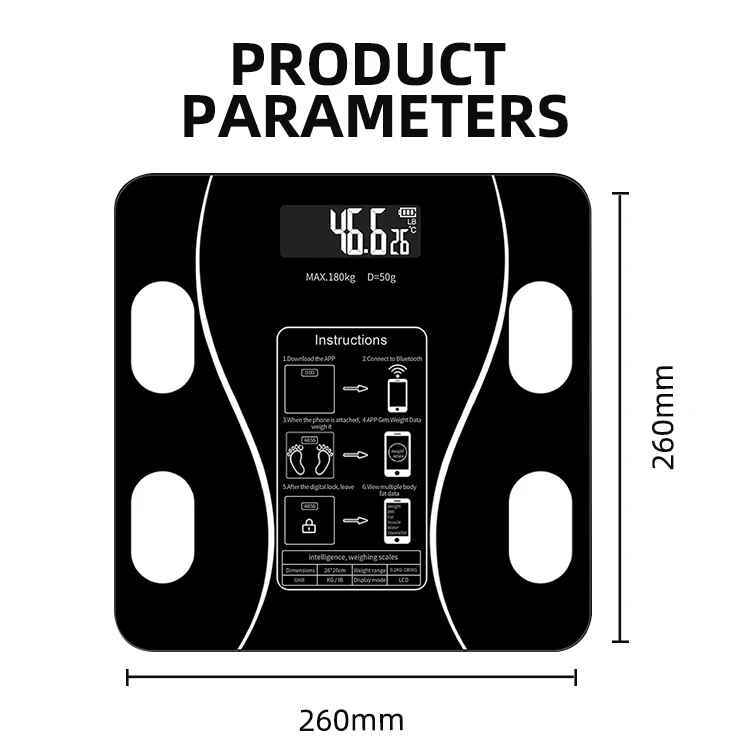 BASCULA DIGITAL CON BT